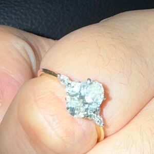 Elegant Gold and Silver Women's Ring